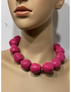 COLLARES DE MUJER FUCSIAS CORTOS PARA DIARIO | BAUTIZO 2