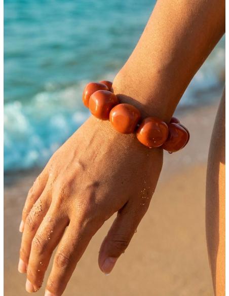PULSERAS MANDARINA DE MUJER ELASTICAS GRANDES | BAUTIZO