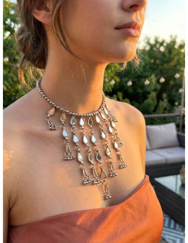 COLLARES PARA MUJER PLATEADOS DE FIESTA | CASUAL Y NOCHE