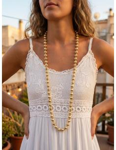 COLLARES LARGOS DE MUJER DORADOS DE FIESTA | FONDO DE ARMARIO