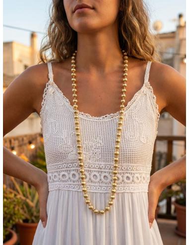COLLARES LARGOS DE MUJER DORADOS DE FIESTA | FONDO DE ARMARIO