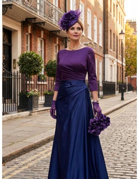 BOLSOS MADRINA E INVITADA MORADOS CON PETALOS TELA | BAUTIZO Y BODA
