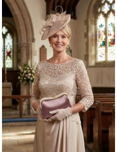 BOLSO MADRINA E INVITADA ROSA CON BOQUILLA PERLAS | BOLSO DE MANO CON CADENA 2