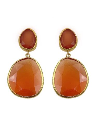 PENDIENTES PIEDRA LARGOS PARA INVITADA DE BODA | JOYA INVITADA