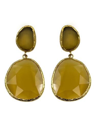 PENDIENTES PIEDRA LARGOS PARA INVITADA DE BODA | JOYA INVITADA