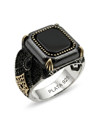 ANILLOS HOMBRE DE PLATA SELLO...