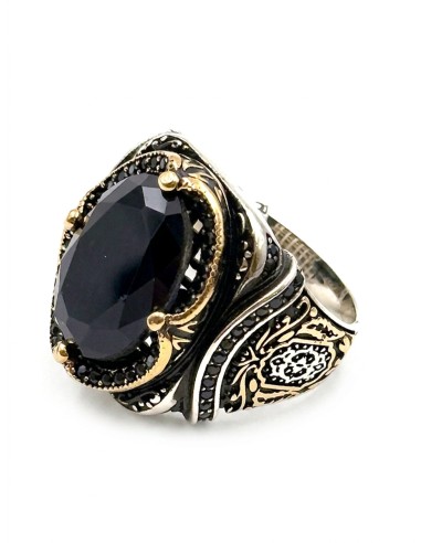 ANILLOS PLATA DE HOMBRE SELLO PIEDRA...
