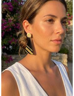 PENDIENTES LARGOS NEGROS ELEGANTE Y ACTUAL DISEÑO | DIA Y NOCHE 2