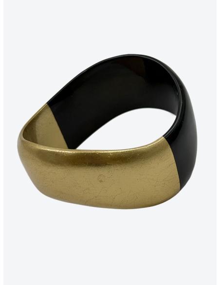 BRAZALETES ORIGINALES ANCHOS EN DORADO Y NEGRO | PULSERAS DIA Y NOCHE