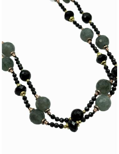 COLLARES ELEGANTES NEGROS Y VERDES PARA COMUNION | INVITADAS