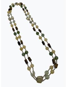 COLLARES PARA MUJER LARGOS VERDES Y AMARILLOS | ELEGANTE CASUAL