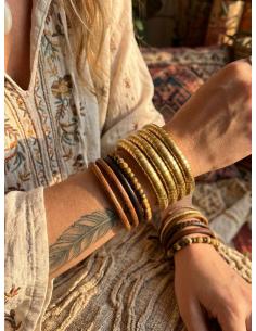 PULSERAS MUJER PLATEADAS BRAZALETE ANCHO AFRICANO | TRIBAL ETNICA 2