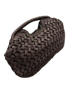 BOLSO RAFIA DE MANO MARRON PARA EL VERANO | ACCESORIOS MUJER