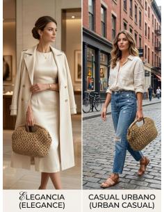 BOLSO RAFIA DE MANO CAMEL PARA EL VERANO | ACCESORIOS MUJER 2