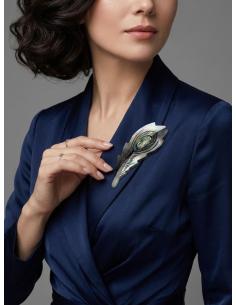 BROCHES DE NACAR PARA INVITADA Y MADRINA DE BODA | MUJER LOOK DIA 2