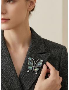 BROCHES MUJER MARIPOSA DE NACAR Y MADREPERLA | CASUAL Y ELEGANTE 2
