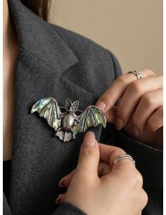 BROCHES MUJER DE NACAR ORIGINAL MURCIELAGO | CASUAL DIARIO 2