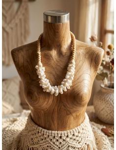 COLLARES VERANIEGOS LARGOS CON CONCHAS MAHORI | MODA IBIZA