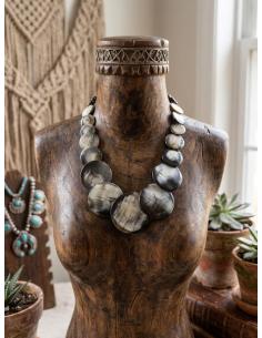 COLLARES DE ASTA COLECCION AFRICANA ELEGANTE | BISUTERIA HUESO