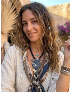 COLLARES HUESO CON VETAS EN NEGRO Y BLANCO | ARTESANIA AFRICANA 2