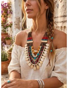 COLLARES ARTESANALES EXCLUSIVOS BABERO AFRICANO | HUESO Y MADERA 2