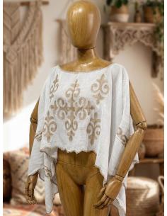 CAPAS VERANIEGAS PARA MUJER BLANCAS CON BORDADOS | MODA VERANO IBIZA