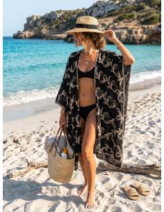 KIMONO CAFTAN MODA PARA MUJER EN NEGRO | MODA VERANO IBIZA 2
