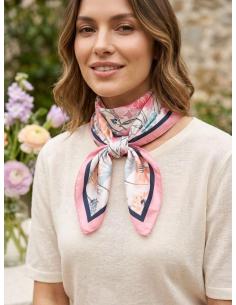 PAÑUELOS CUELLO MUJER ROSAS CON ESTAMPADO FLORAL | MODA CASUAL 2