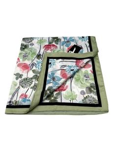 PAÑUELOS CUELLO MUJER VERDES CON ESTAMPADO FLORAL | MODA CASUAL