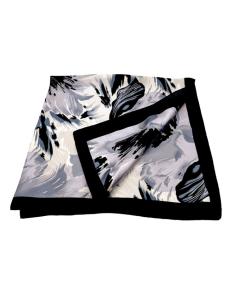 PAÑUELOS CUELLO MUJER NEGROS CON ESTAMPADO FLORAL | MODA CASUAL