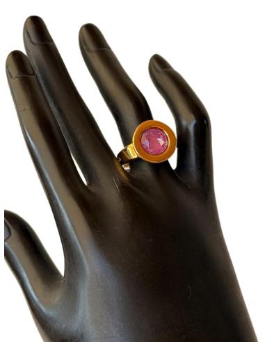 ANILLOS BUGAMBILIAS MUY ELEGANTES PARA BODAS | JOYA BAÑO ORO