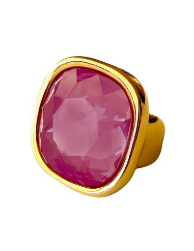 ANILLOS GRANDES DE GALA Y BODA BUGAMBILIAS | JOYA BAÑO ORO