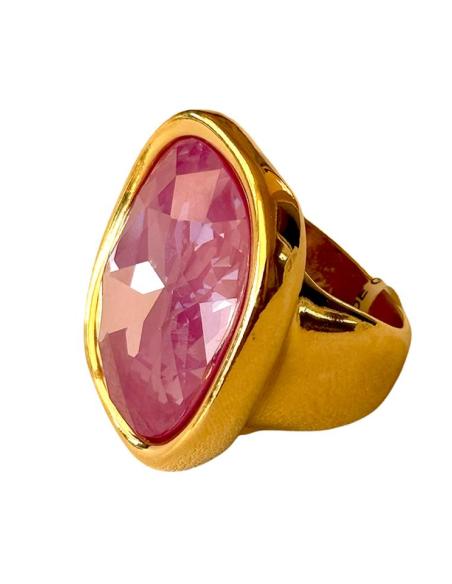 ANILLOS GRANDES DE GALA Y BODA BUGAMBILIAS | JOYA BAÑO ORO