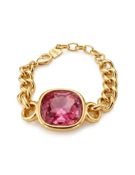 PULSERAS ELEGANTES DE GALA Y BODA BUGAMBILIAS | JOYA BAÑO ORO