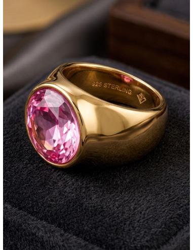 ANILLOS PARA MUJER DESTELLOS BUGAMBILIA PARA BODAS | JOYA BAÑO ORO