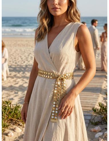 CINTURONES ANCHOS DORADOS PARA BODAS Y FIESTAS | EL JARDIN DEL DESEO