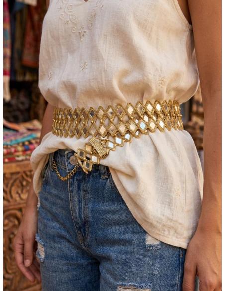 CINTURONES ANCHOS DORADOS PARA BODAS Y FIESTAS | EL JARDIN DEL DESEO