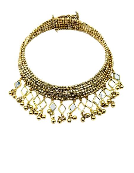CHOKER DORADO DE FIESTA Y BODA LOOK INVITADA | COLLAR MUJER