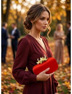 BOLSOS ELEGANTE ROJOS PARA BODAS Y FIESTAS | INVITADA MODA OTOÑO 2