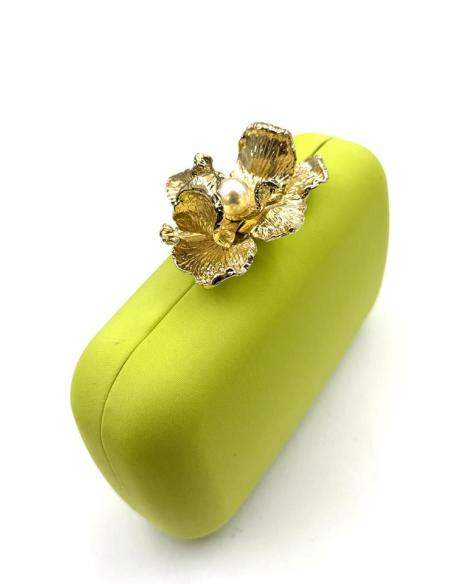 BOLSO VERDE PISTACHO PARA BODAS DE INVIERNO | CLUTCH MADRINA