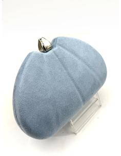 Clutch azul celeste con Cierre Tulipán | clutch madrinas
