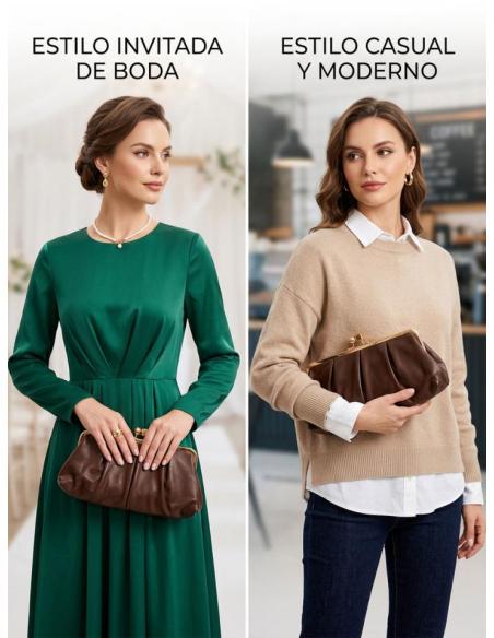 BOLSOS MARRONES ESTILO URBANO CON GRAN CAPACIDAD | DIA Y NOCHE