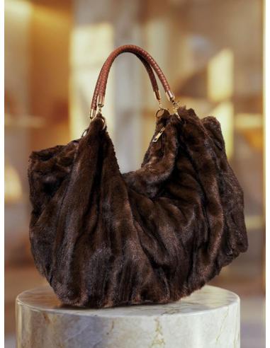 BOLSOS NEGROS DE PELO EFECTO VISON TACTO EXCEPCIONAL | MUJER OTOÑO INVIERNO