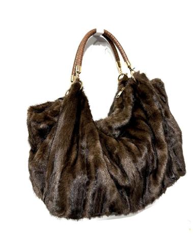 BOLSOS NEGROS DE PELO EFECTO VISON TACTO EXCEPCIONAL | MUJER OTOÑO INVIERNO
