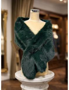 ESTOLA PELO VERDE PARA INVITADA Y MADRINA DE BODA | OTOÑO INVIERNO 2