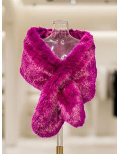 ESTOLA FUCSIA PELO PARA INVITADA Y MADRINA DE BODA | OTOÑO INVIERNO 2