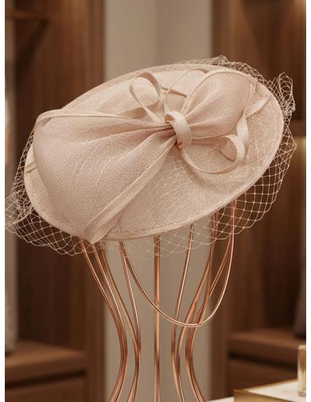 TOCADOS ROSA NUDE PARA BAUTIZOS Y BODAS DE DIA | INVITADA Y MADRINA