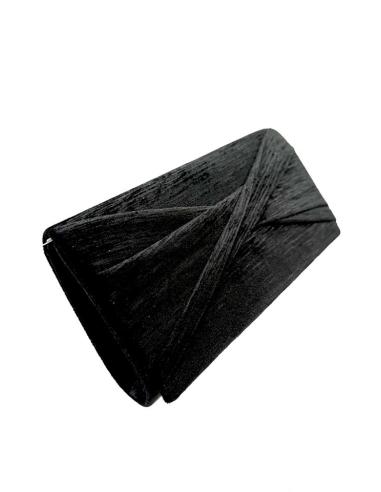 BOLSOS DE FIESTA OTOÑO INVIERNO BAGETE TECIOPELO COLOR NEGRO
