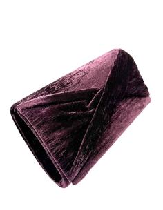 Imagen del producto BOLSOS DE FIESTA OTOÑO INVIERNO BAGETE TECIOPELO COLOR VINO BURDEOS, BURGUNDY, VERENGENA