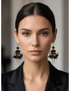 PENDIENTES ORIGINALES CON MUÑECA VESTIDO TWEED | DIA Y TARDE 2